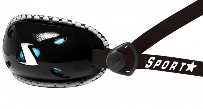 SportStar X-1 Evolution Gel Chin Strap - Black