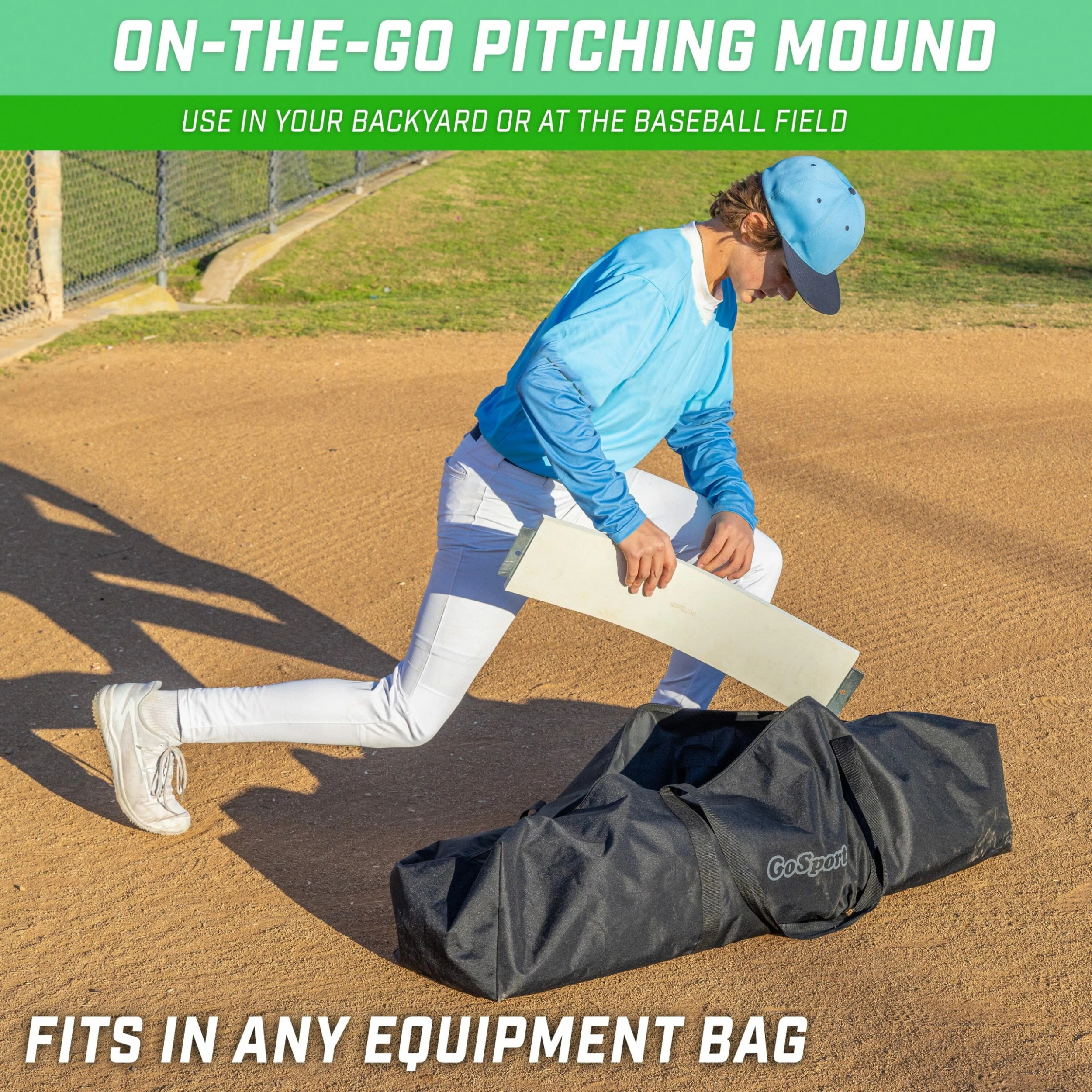 Playgosports.com GoSports 24" X 6" Pitching Mound Rubber - Regulation Size - Image 4