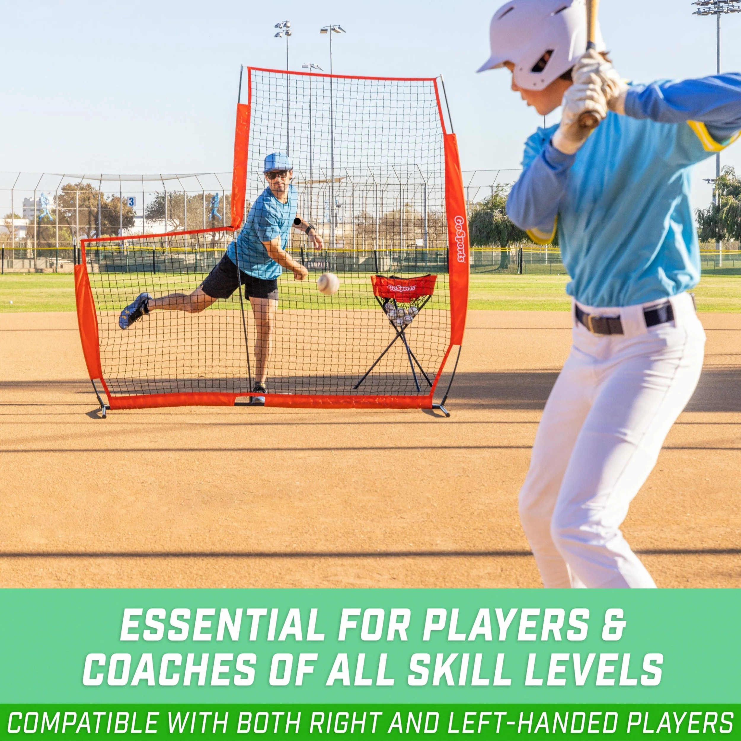 Playgosports.com GoSports 7 Ft X 7 Ft Baseball & Softball L Screen - Image 6