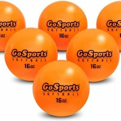 Playgosports.com GoSports 3.82" Weighted Training Softballs - 6-Pack