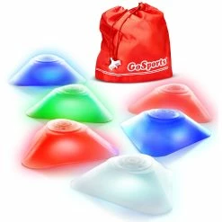 Playgosports.com GoSports Modern Light Up Cones - 6 Pack