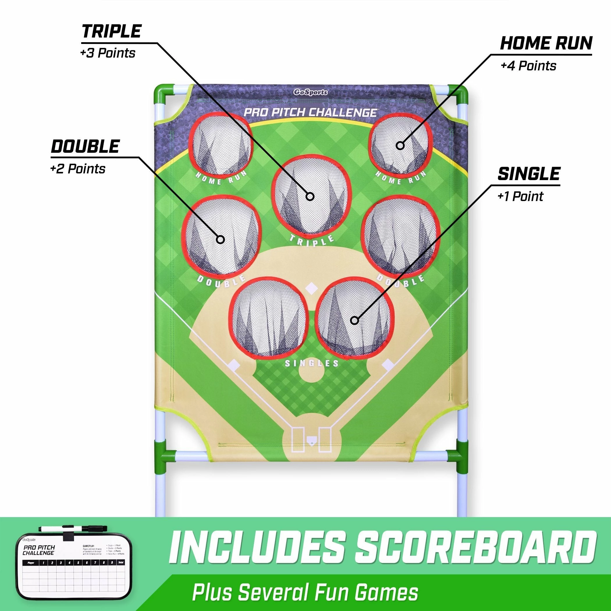 Playgosports.com GoSports Pro Pitch Challenge Baseball Game Set - Image 7