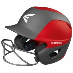 Easton Ghost Matte Two-Tone Fastpitch Batting Helmet W/Mask Columbia Blue/White