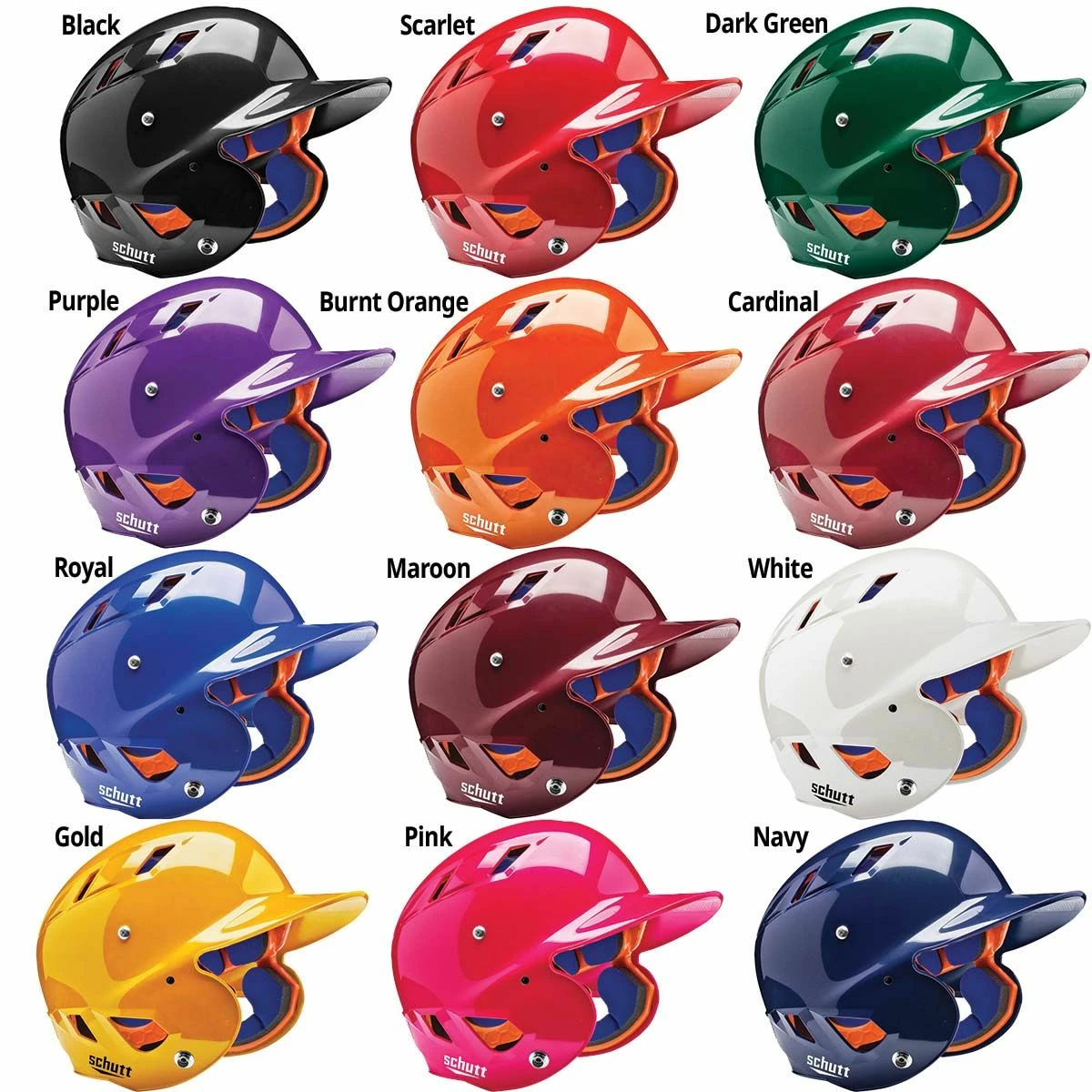 Schutt AiR-4.2 Standard Batting Helmet, MOLDED, JR & SR Pink - Image 3