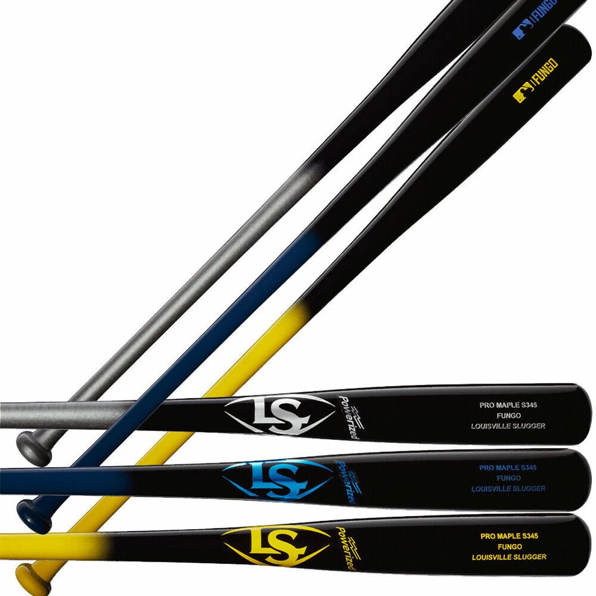 LOUISVILLE SLUGGER 2022 Louisville S345 Maple Fungo Bat Black/Silver - Image 2