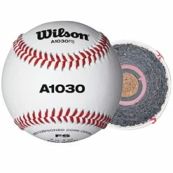 A1030 Wilson Flat Seam Baseballs (Dozen)
