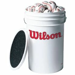 Wilson Ball Bucket With Padded Lid