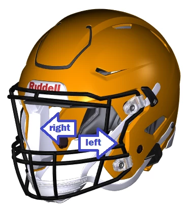 Riddell SF Face Frame Pad 3/4" - Image 3