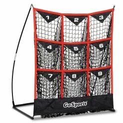 Playgosports.com GoSports 9 Pocket Baseball And Softball Pitching Strike Zone Target Net