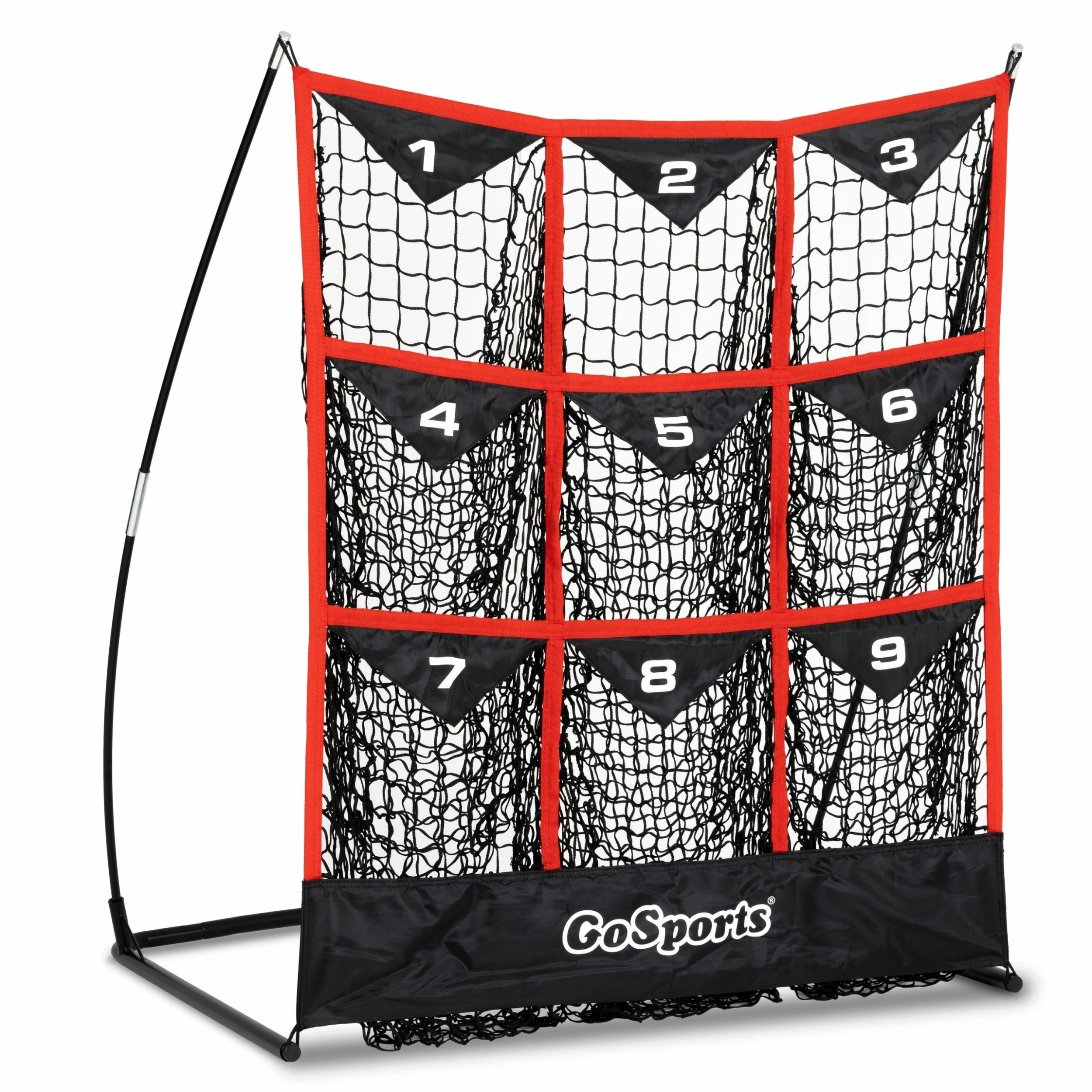 Playgosports.com GoSports 9 Pocket Baseball And Softball Pitching Strike Zone Target Net