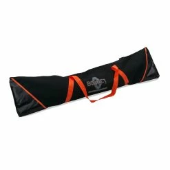 Bownet Orange And Black Zipped Bag