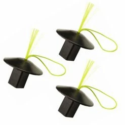 Rubber Base Plug With Stem (Set Of 3)